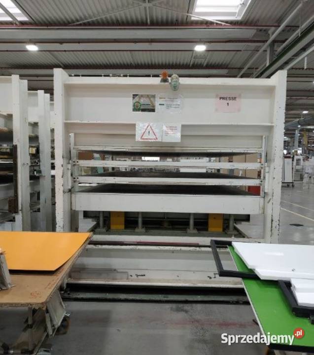 prasa hydrauliczna 3000mmx2100mm do fornirowania Laryszów