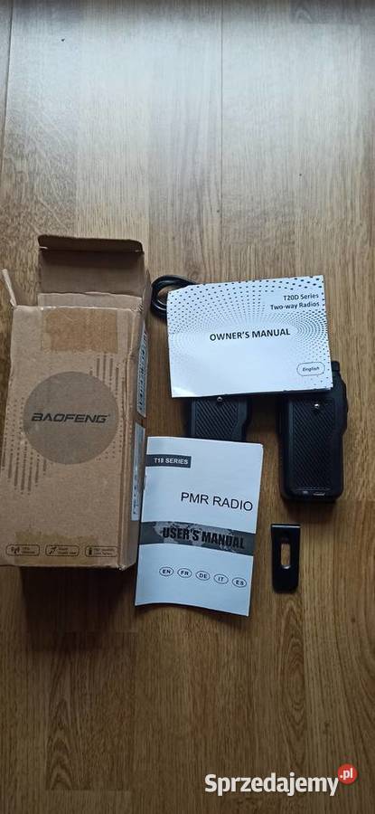 Radio 2x krótkofalówki Baofeng BFT18 PMR podlaskie Białystok