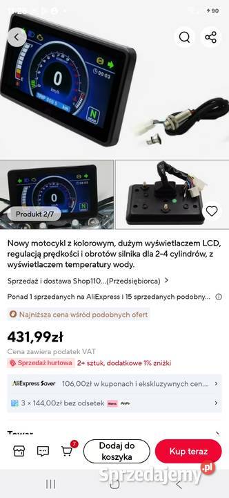 Uniwersalny licznik motocyklowy atv utv etc quad Czujniki