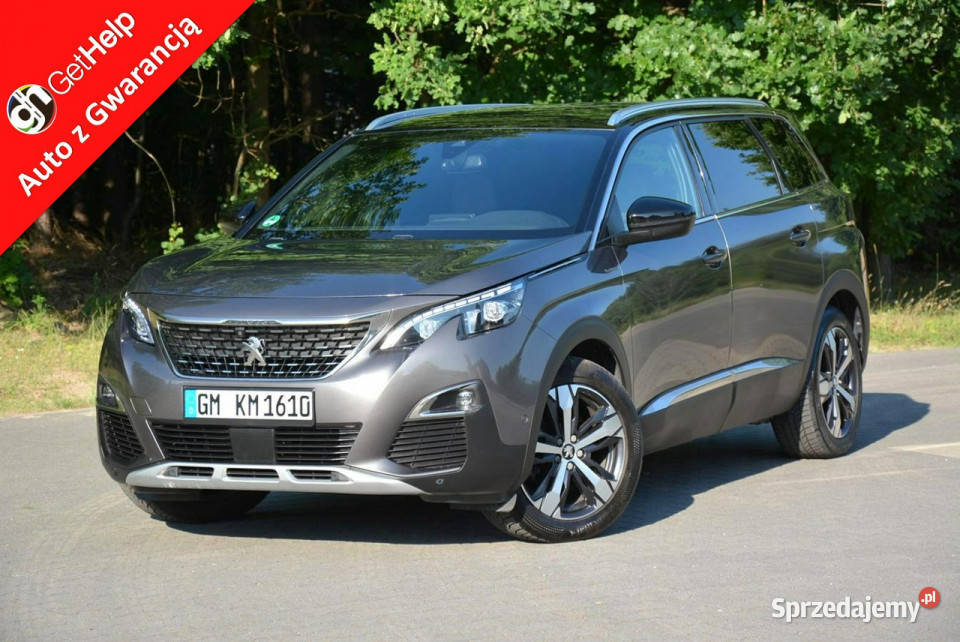 Peugeot 5008 GTLine Radar ACC Skóry 7foteli Navi przyciemniane szyby mazowieckie Ostrów Mazowiecka