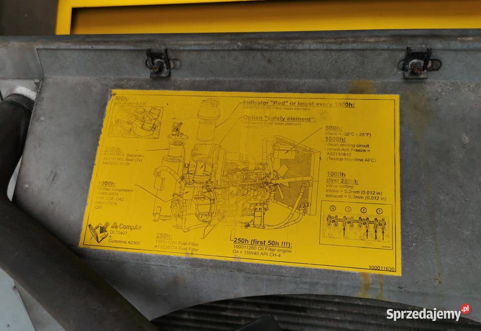 Kompresor spalinowy śrubowy Compair C42 Kraków