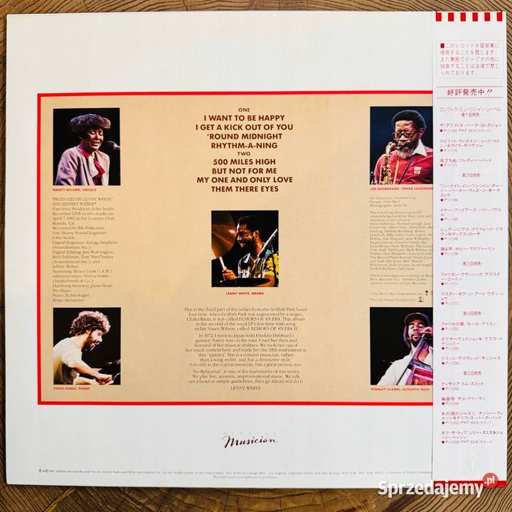 Nancy Wilson Chick Corea Echoes Of An Era 2 jazz Poznań
