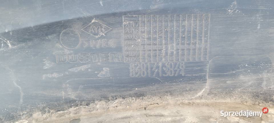 DACIA DUSTER II LISTWA BŁOTNIKA PRAWY PRZOD Ruda Śląska sprzedam