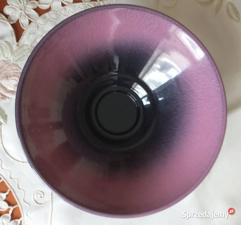 Miseczka ceramiczna fioletowa Krotoszyn