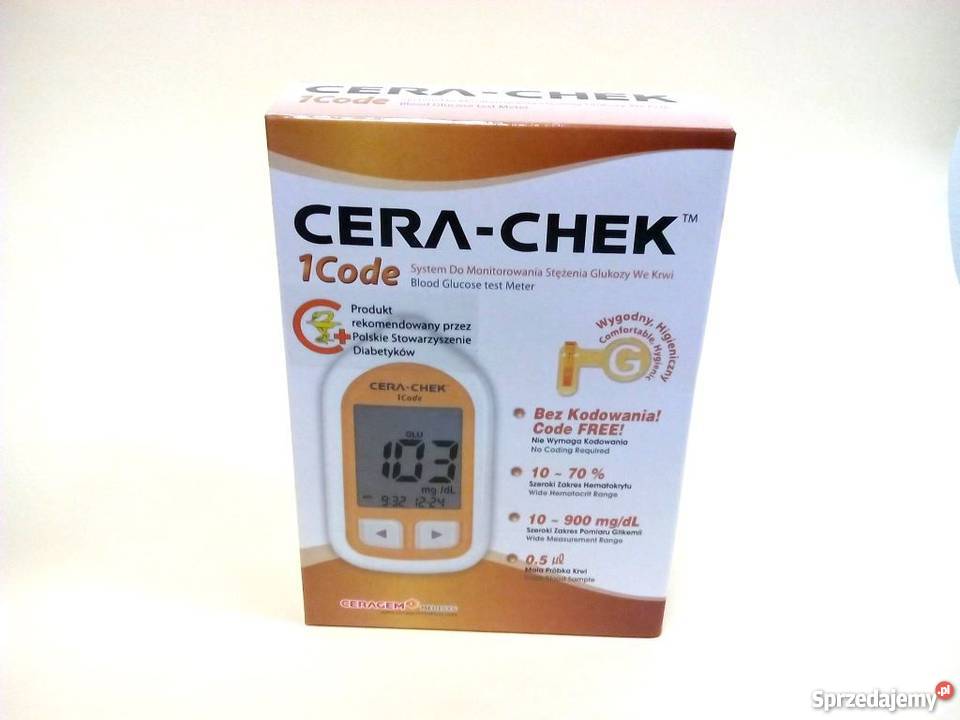 GLUKOMETR CERACHEK zachodniopomorskie Koszalin