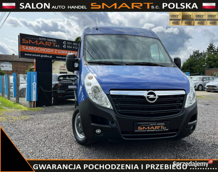 Opel Movano L2H2 WebastoKamera Bezwypadkowy czujnik deszczu Rydułtowy