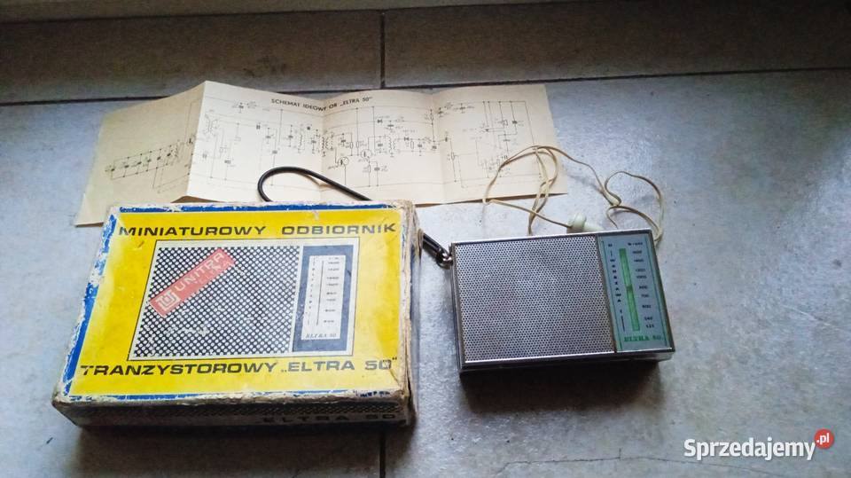 Kolekcjonerskie radio tranzystorowe z czasów PRL Kraków sprzedam