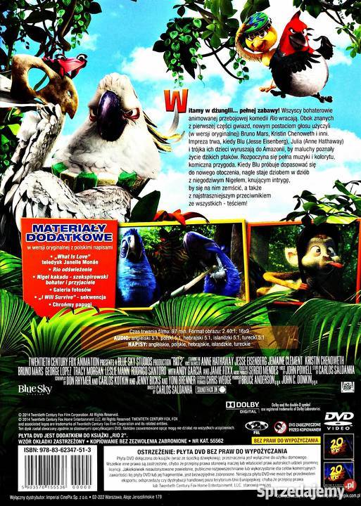 RIO RIO 2 2 DVD Kalisz