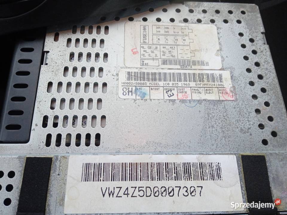 beetle oryginalne radio CD