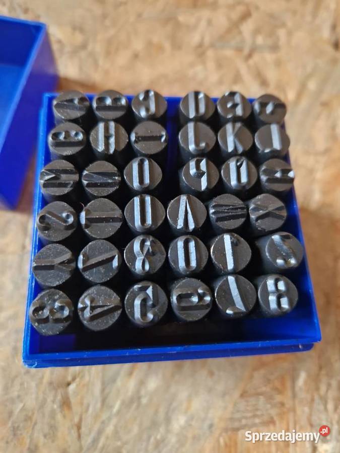 Numeratory litery i cyfry 8mm36el Litery 3D