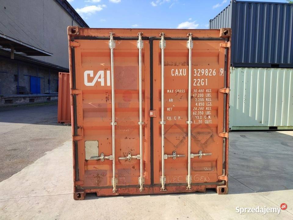 Kontener morski magazynowy 20DV 6 metrowy Sztum