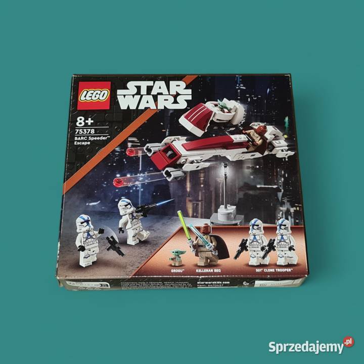 Lego Pudełko i Instrukcja 75378 BARC Speeder