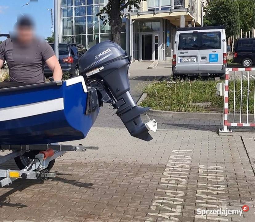 Łódź rekreacyjno wędkarska silnik przyczepa Gdańsk sprzedam