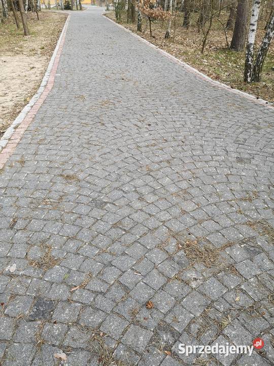 Kostka Brukowa Granitowa Czarna na podjazdy