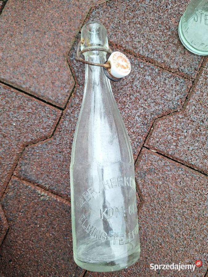 STETTIN butelka piwie przedwojenna Birofilistyka Łańcut