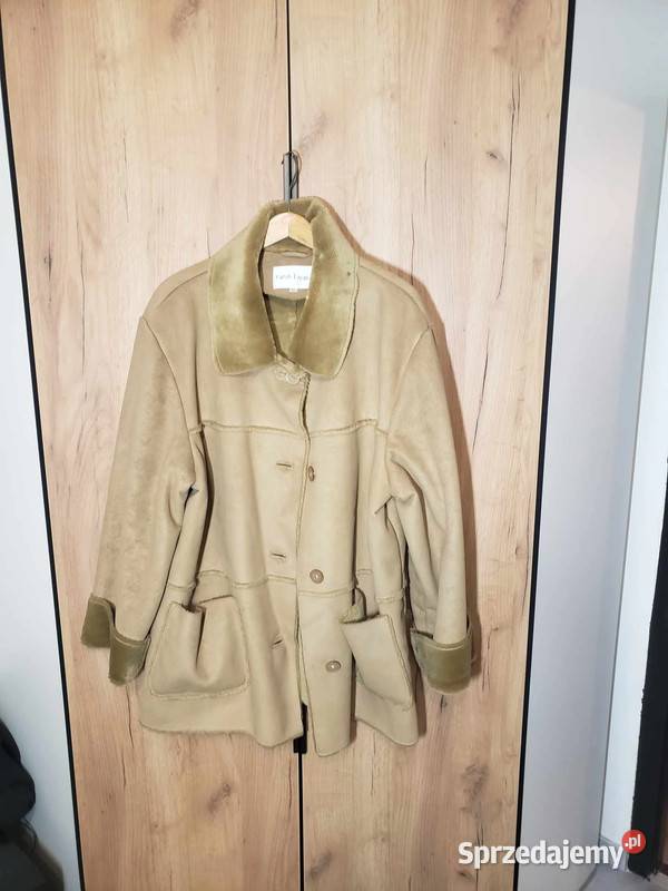 Vintage Kożuch Płaszcz Ocieplany Gina Laura Stan dolnośląskie Dzierżoniów sprzedam