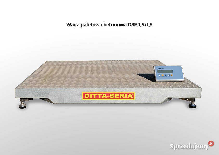 Waga paletowa betonowa DSB 15x15 mazowieckie Nowe Miasto nad Pilicą sprzedam