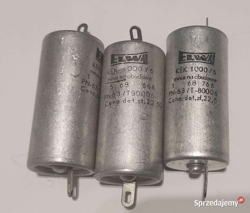 Kondensatory elektrolityczne ELWA 1000uF6V Warszawa