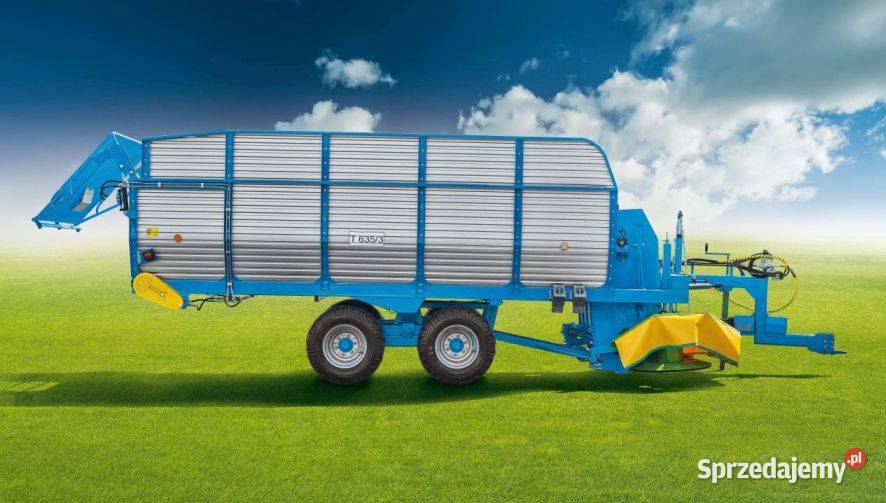 Przyczepa samozbierająca ścinacz zielonek Zamet