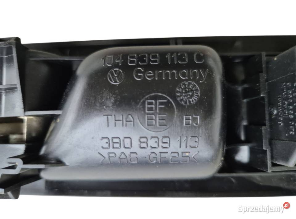 KLAMKA RĄCZKA DRZWI WEWNĘTRZNA TYŁ LEWY GOLF IV osobowe