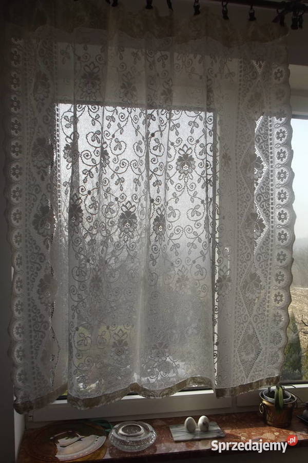 Firanka mała poliester kolor ecri sz137 wys124 Piekary Śląskie
