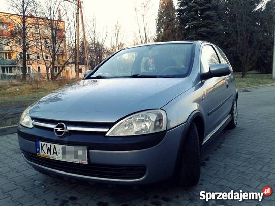 Opel Corsa C 10 2002 r Uszkodzony silnik