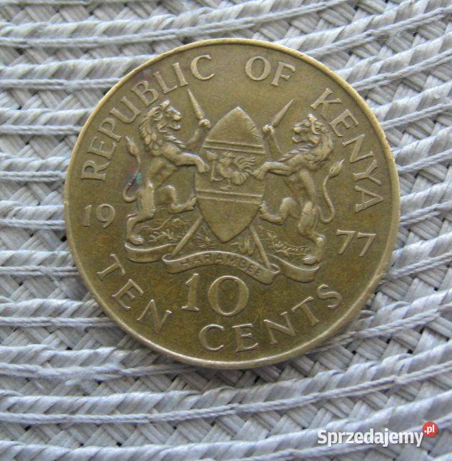 Kenia 10 Cent 1977r Kalisz
