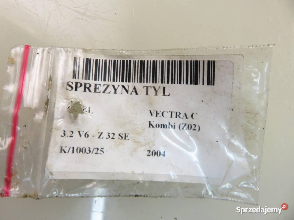 SPRĘŻYNY TYŁ OPEL VECTRA C Kombi 32 osobowe