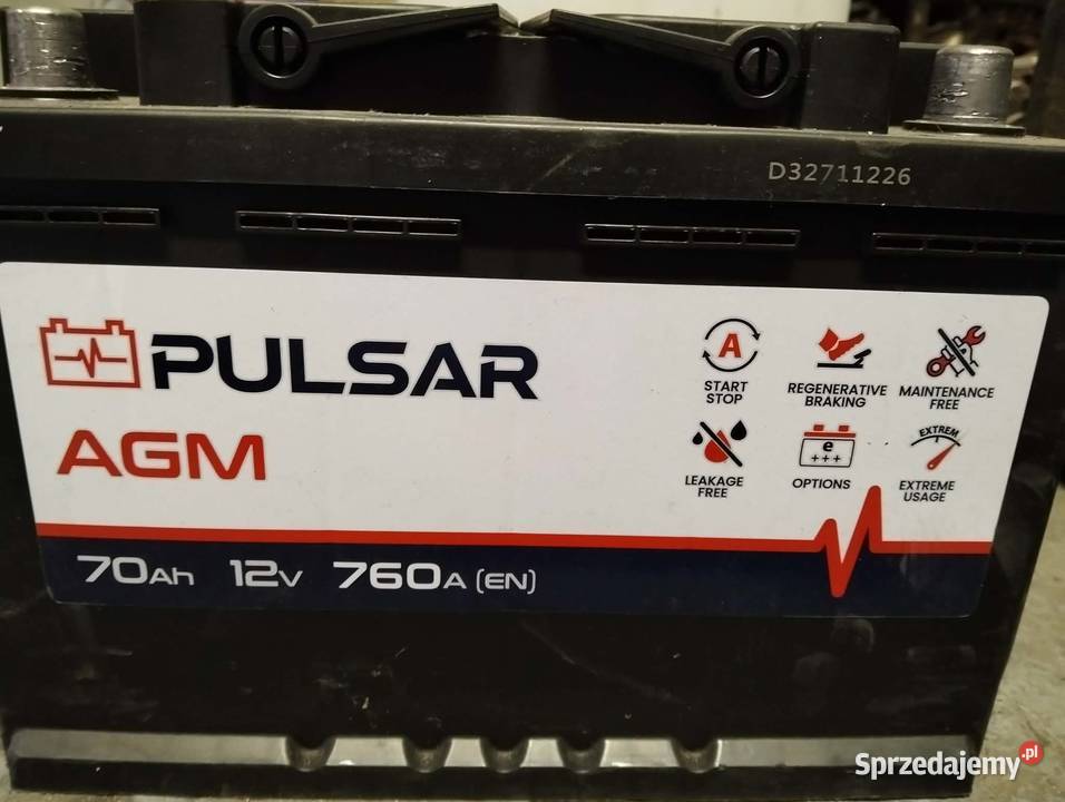 Sprzedam prawie nowy akumulator Pozostałe Słupca