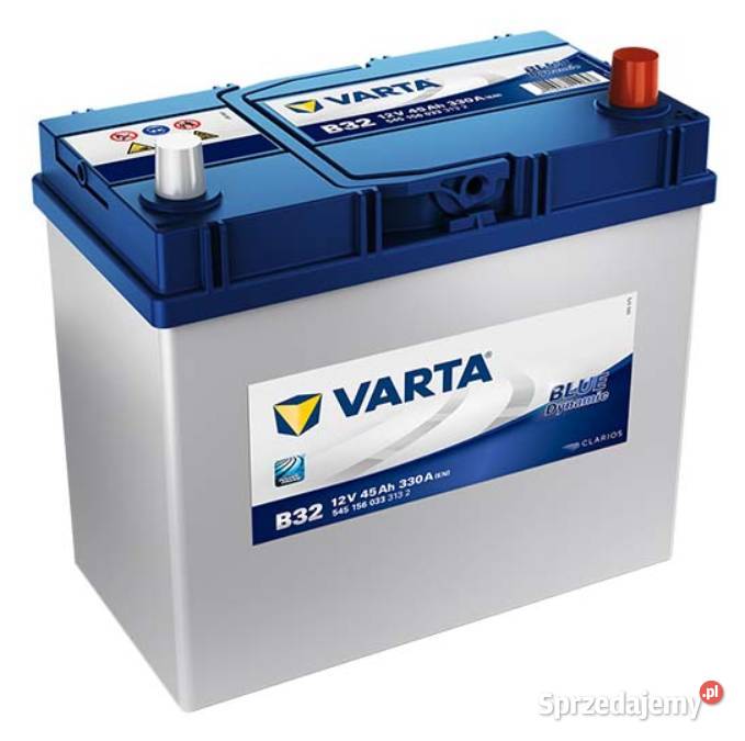 Akumulator 45Ah 330A EN VARTA Blue Dynamic B32 Akumulatory Kościerzyna sprzedam
