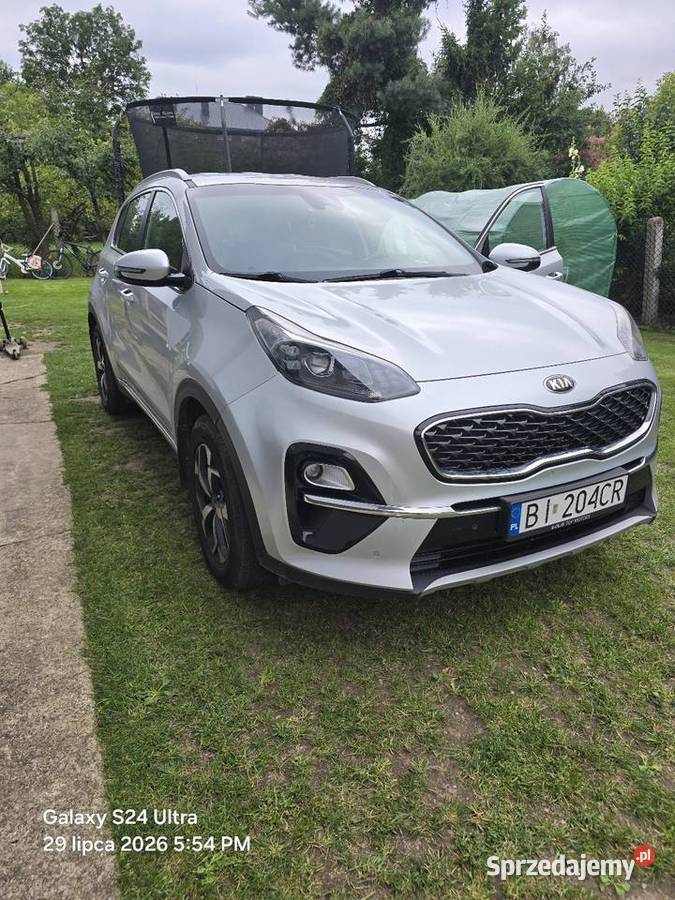 Samochód Kia Sportage Buisness Line 16 2019r kamera cofania Czarna Białostocka
