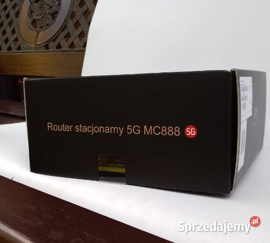 Mocny Router 5G ZTE MC888B WiFi 6 Gniazdo SIM router Łódź