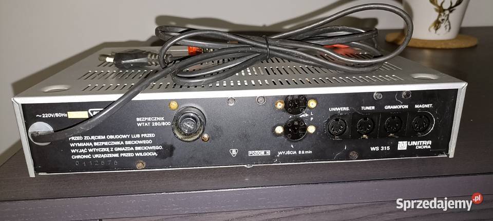 wzmacniacz stereo UNITRA DIORA WS315 Rzeszów sprzedam