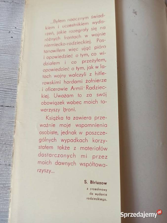 W Ogniu Dział Siergiej Biriuzow MON wydanie śląskie Bielsko-Biała sprzedam