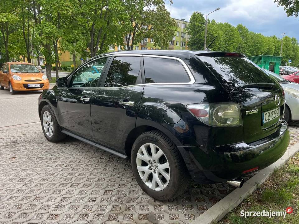 MAZDA CX7 LPG GAZ 2007 23 TURBO AUTOMAT reflektory ksenonowe Zgierz