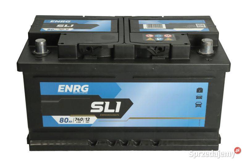 Akumulator ENERGY 12V 80Ah 740A niski 175 mm 3 Sosnowiec