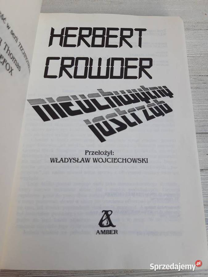 Nieuchwytny Jastrząb Herbert Crowder 1990 śląskie Bielsko-Biała sprzedam