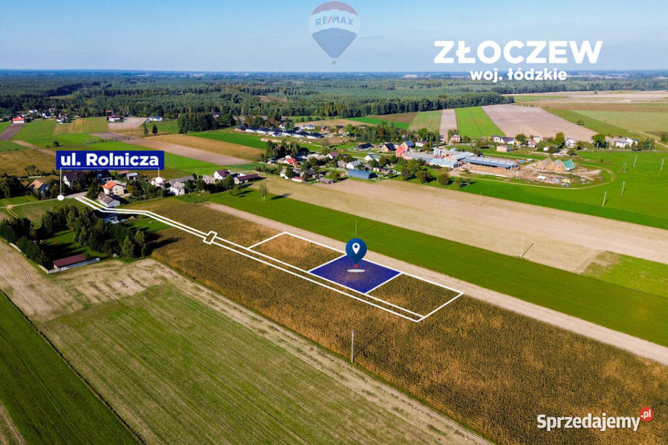 Działka z warunkami zabudowy 907 m 0m Złoczew