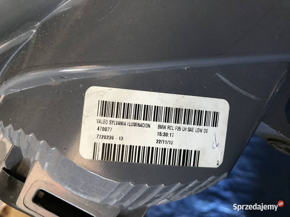 BMW X3 F25 USA 7220239 Lampa Tylna Lewa Tył Bolesławiec