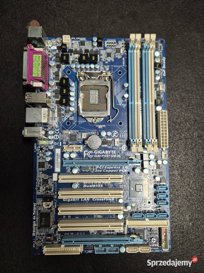 Płyta główna do komputera gigabyte gap55ud3l nie Gigabyte śląskie Ruda Śląska