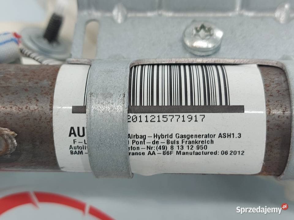 VOLVO C30 12r kurtyna AIRBAG prawa 31271076 Kielce