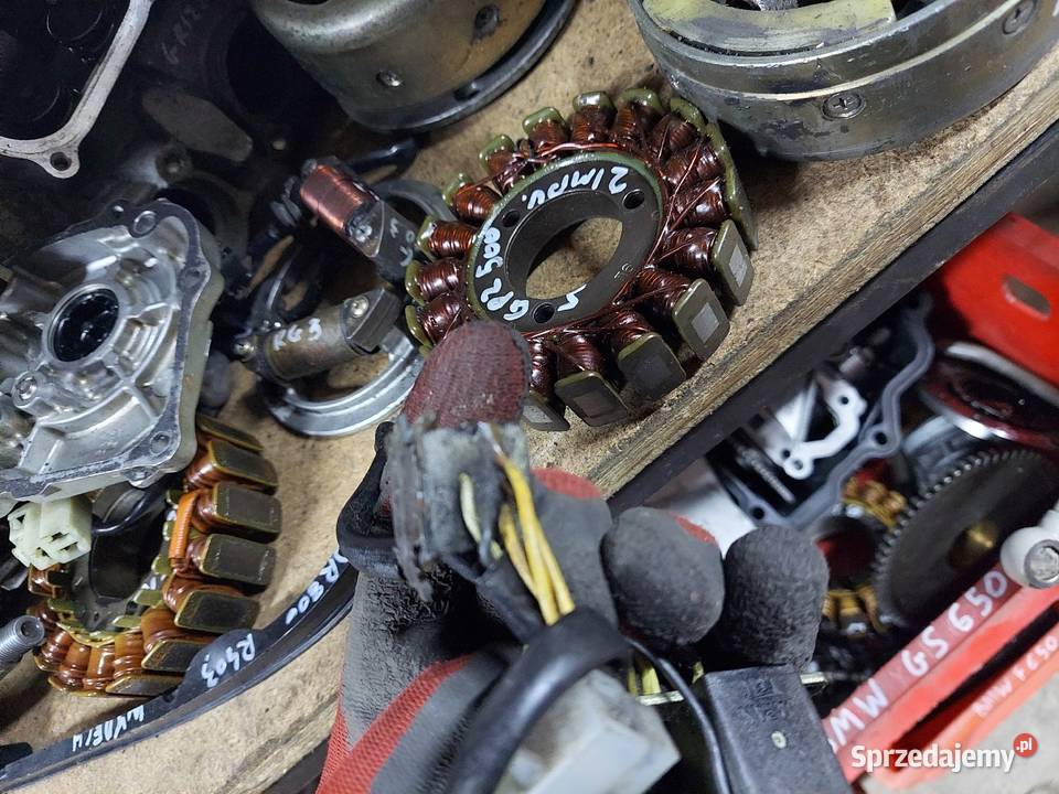 Kawasaki GPZ 500 iskrownik alternator stojan Jelenia Góra sprzedam