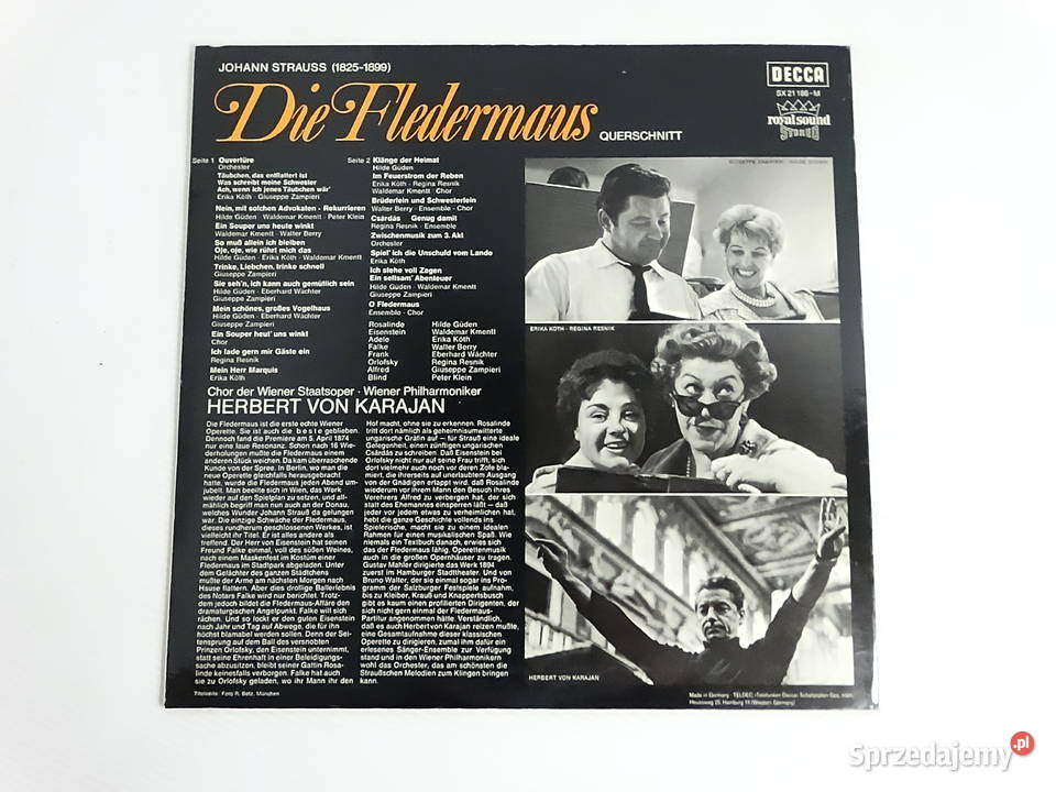Płyta Winylowa LP EX Johann Strauss Die Biłgoraj