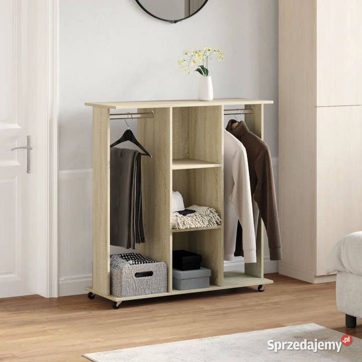 Szafa na kółkach dąb sonoma 102x38x110 WM848033 Warszawa