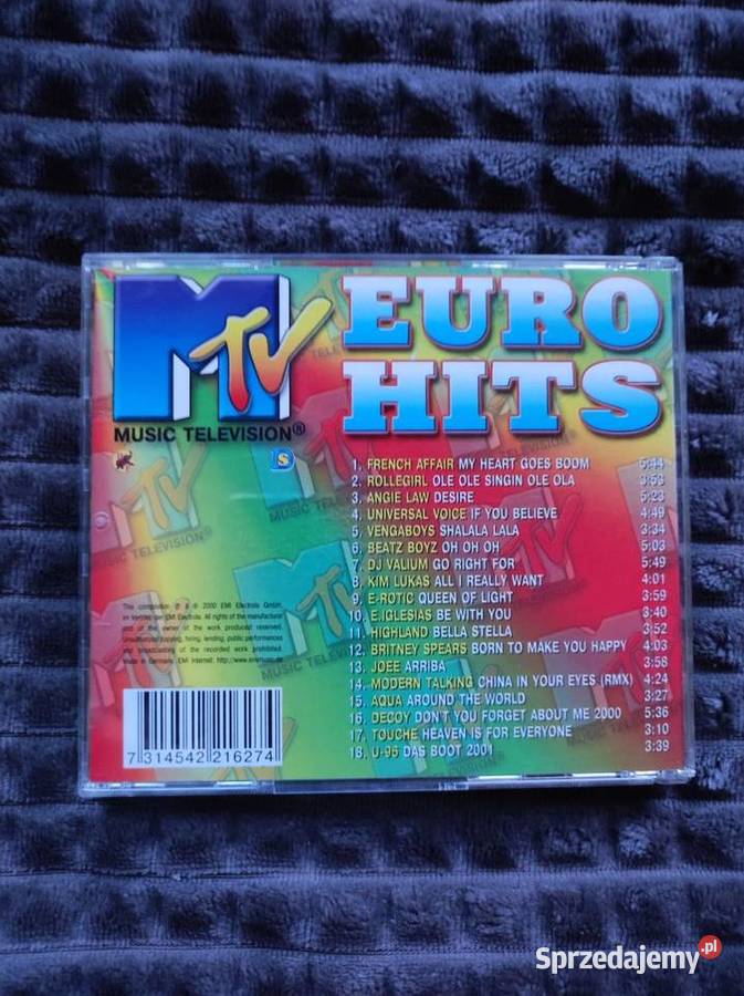 euro hits music television Mtv 2000 unikatowa Kielce