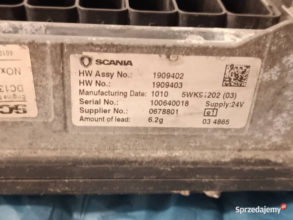 Sterownik silnika ECU Scania RG xpi Kłodzko