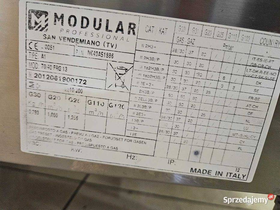 Frytkownica gazowa 13L MODULAR profesjonalna