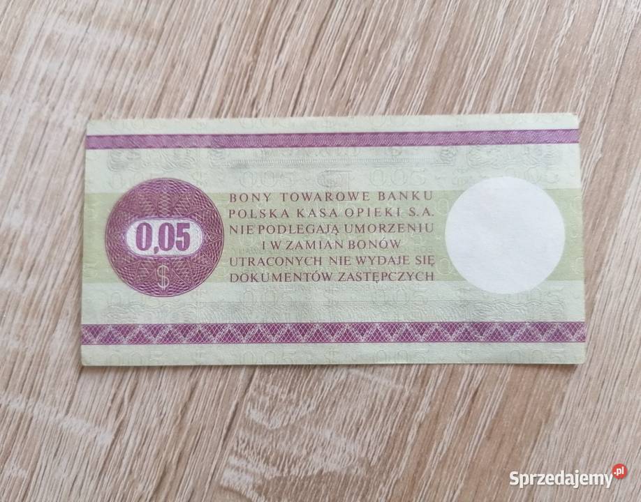 Bon Towarowy PRL 1979 Kołobrzeg