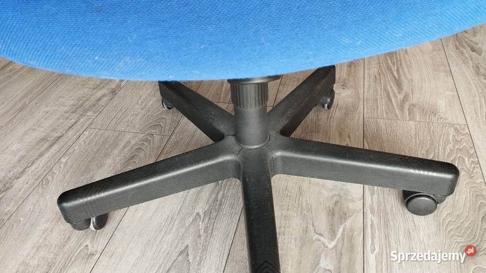 fotel krzesło obrotowe niebieskie Fotele i krzesła obrotowe Poznań