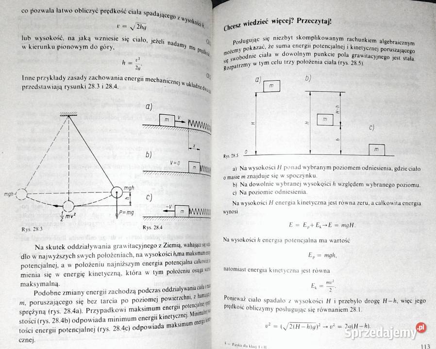 Fizyka kl I i II technikum i liceum zawodowego Chełm